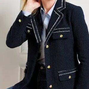 Talbots tweed blazer jacket/coat